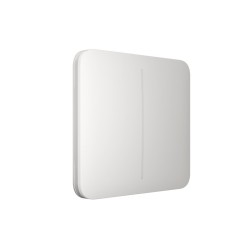 Ajax SOLOBUTTON2GANG - Interruttore bianco a 2 pulsanti per LightSwitch